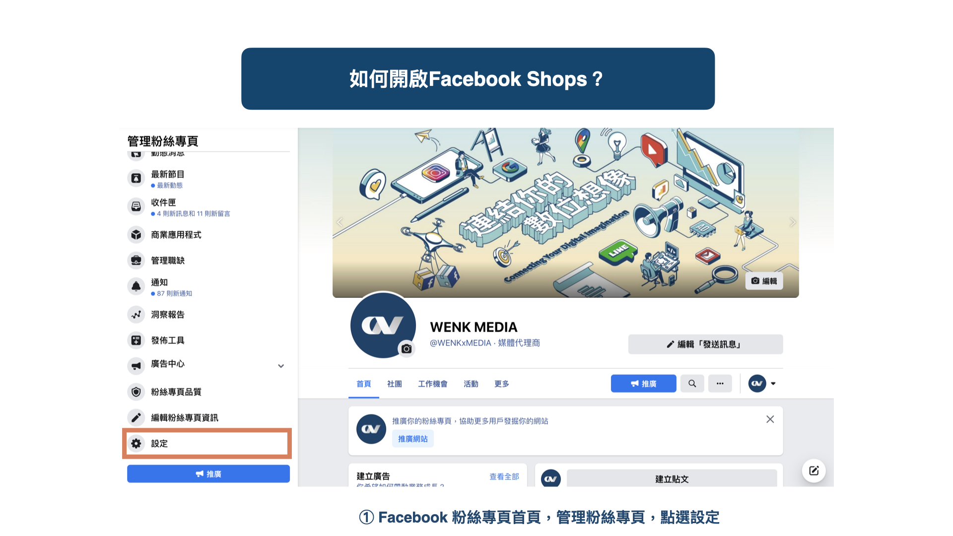 如何開啟臉書商店（Facebook Shops）？